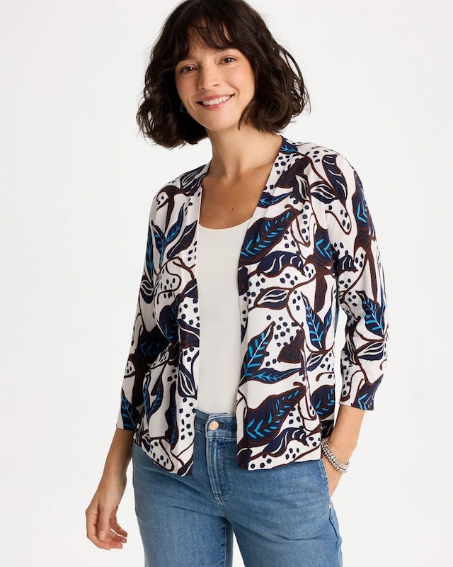 Printed Summer Romance Cardigan - image 1